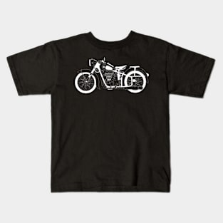 BMW R25 White Outline Kids T-Shirt